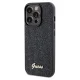 Guess dėklas iPhone 14 Pro Max telefonui Disco Metal Script, juodas