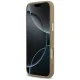 Guess Grained Triangle Logo MagSafe dėklas iPhone 17 Pro Max, rudas