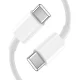Tech-Protect C35W įkroviklis 2x USB-C PD 35W su USB-C laidu, baltas