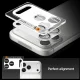 Spigen Optik Pro XL kameros apsauginis stiklas iPhone 17 Pro Max, sidabrinis