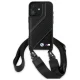 BMW iPhone 16 dėklas M Edition Carbon Stripe & Strap, juodas
