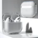 Dėklas AirPods 2 / AirPods 1 ausinėms, polikarbonatas, skaidrus
