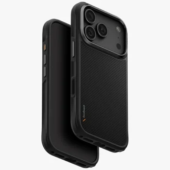 Dėklas Uniq Keva Magclick skirtas iPhone 18 Pro / 17 Pro, juodas
