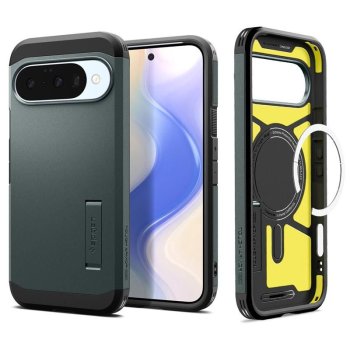 Spigen Tough Armor Mag MagSafe Phone Case Cover Google Pixel 10 / 10 Pro - Green