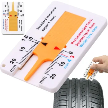 Tire Tread Depth Gauge 0-20 mm