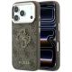 Guess 4G & Big Resin Logo dėklas skirtas iPhone 17 Pro / 18 Pro, rudas