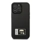 Karl Lagerfeld Ikonik Patch dėklas iPhone 13 Pro Max, juodas