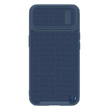 Dėklas iPhone 14 Plus Nillkin Textured S Case su kameros dangteliu, mėlynas