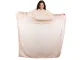 Warm Fleece Blanket with Sleeves / Robe, 140x200 cm, Beige