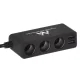Maclean MCE117 automobilinio lizdo šakotuvas, 3 lizdai, 4x USB, voltmetras