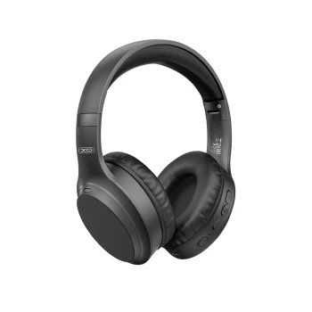 XO BE61 belaidės ant ausų dedamos ausinės su ANC ir Bluetooth 6.0, juodos