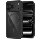 Tech-Protect MagOne CC MagSafe dėklas ir 2 apsauginiai stiklai iPhone 18 Pro Max / 17 Pro Max, Clear Black