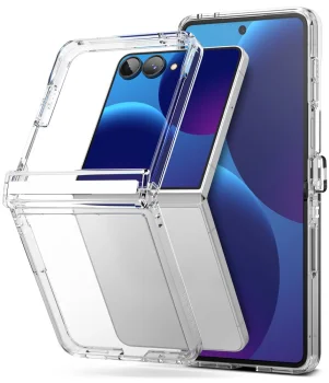 Dėklas Ringke Fusion Flap skirtas Samsung Galaxy Z Flip 8, skaidrus