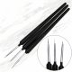 Nail Art Brush Set, 3 Pcs, Black