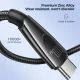 Joyroom Pioneer Series SA31-AC6 USB-A į USB-C laidas 100W 1.2m, juodas