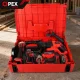 OPEX TOOLS OPX28007 akumuliatorinių įrankių rinkinys 4-in-1 (21V, 2x 3.0Ah)