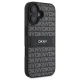 DKNY dėklas iPhone 16 telefonui Texture Pattern Tonal Stripe, juodas