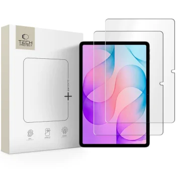 Apsauginis stiklas Tech-Protect Glass Fit+, skirtas Samsung Galaxy Tab S12+ 12.4" (2 vnt.)