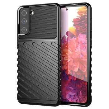 Lankstus dėklas Thunder Case telefonui Samsung Galaxy S22+ (S22 Plus), juodas