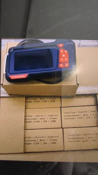 HD tikrinimo kamera endoskopas 10m IP67 146088 su LCD ekranu, juodas