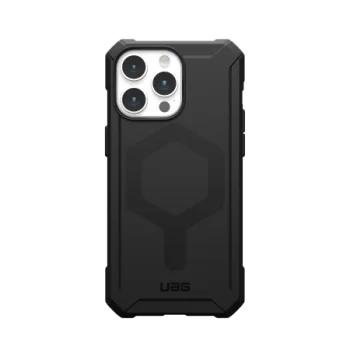 UAG Essential Armor MagSafe dėklas, skirtas iPhone 15 Pro Max, juodas