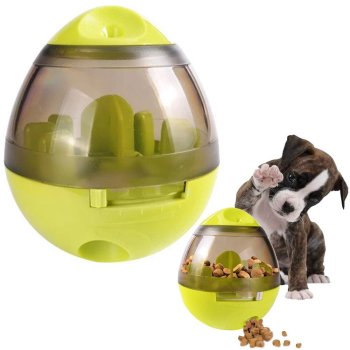 Interactive Dog Treat Dispenser Ball, Puzzle Feeder Toy