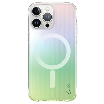 Uniq case Coehl Linear iPhone 15 Pro 6.1" Magnetic Charging opal/iridescent