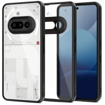 Nothing Phone (3a) Tech-Protect MagMat Case Cover, Clear Black