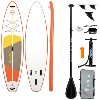 Inflatable SUP Paddleboard FunWater SUPFW69B 335cm Orange/White