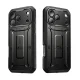 Supcase Unicorn Beetle Pro dėklas iPhone 18 Pro / 17 Pro, juodas