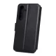 Atverčiamas dėklas Smart Light skirtas Motorola Moto E14 / G04 / G24, juodas
