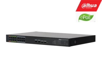 Dahua DH-LR2218-16ET-240 16 prievadų ePoE komutatorius 240W