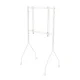 Maclean MC-180 W mobilus televizoriaus stovas su ratukais, 37-80\", baltas