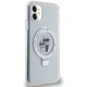 Karl Lagerfeld Ring Stand Karl & Choupette MagSafe dėklas iPhone 11 / XR, baltas