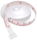 Tailor Measuring Tape 1.5m with Case, White