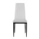 ModernHome modernios valgomojo kėdės, 4 vnt., baltos