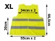 Reflective Safety Vest, Yellow, Size XL