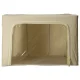 66L Storage Organizer Bag with Frame for Clothes and Bedding, Cream