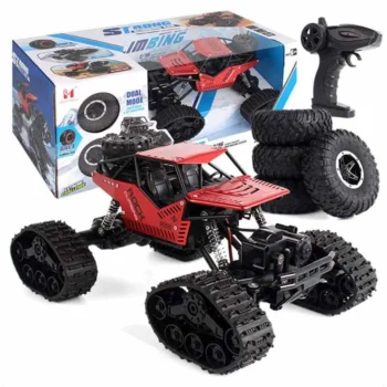 Nuotoliniu būdu valdomas automobilis RC Rock Crawler 4x4 LHC012 2-in-1, raudonas