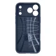 Spigen Liquid Air dėklas iPhone 17 Pro Max, tamsiai mėlynas