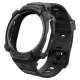 Spigen Rugged Armor Pro dirželis su dėklu Samsung Galaxy Watch Ultra 2 47mm, juodas