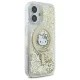 Hello Kitty dėklas iPhone 16 telefonui Liquid Glitter Fever MagSafe, auksinis