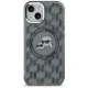 Karl Lagerfeld dėklas iPhone 15 Plus telefonui IML Monogram, juodas