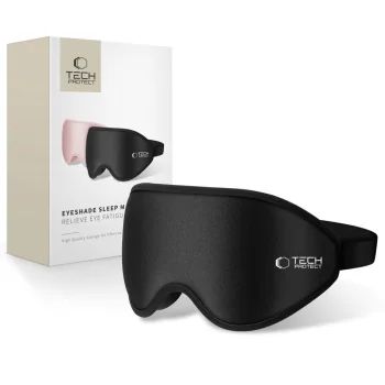 Miego kaukė Tech-Protect Eyeshade, juoda