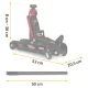 Hidraulinis domkratas Humberg HM-380, 2.5 T, žemo profilio