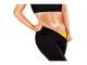 Neoprene Fitness Slimming Shorts, Size L, Black
