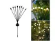 Sodo solariniai šviestuvai rutuliukai, 2 vnt., 10 LED, 70 cm