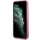 Karl Lagerfeld dėklas iPhone 12 / 12 Pro telefonui, rožinis