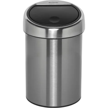 Šiukšliadėžė Brabantia Touch Bin 3 l, Matt Steel Fingerprint Proof