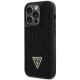 Apple iPhone 14 Pro 6.1\'\' Guess Rhinestone Triangle Case Cover (GUHCP14LHDGTPK), Black